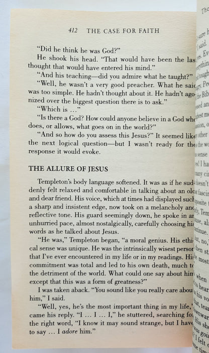 The Case for Christ: A Journalist’s Personal Investigation of the Evidence for Jesus by Lee Strobel (Good, 1998, Pbk, 416 pages, Zondervan)