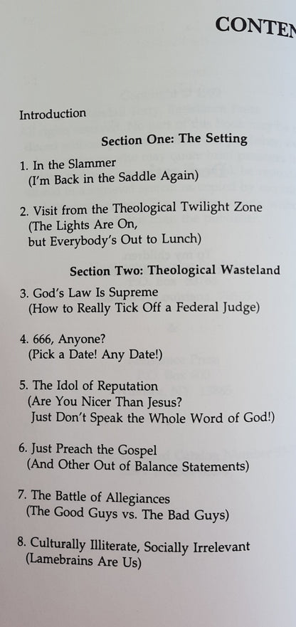 Why Does a Nice Guy Like Me Keep Getting Thrown in Jail? by Randall A. Terry (Good, 1993, Pbk, 177 pages, Resistance Press)