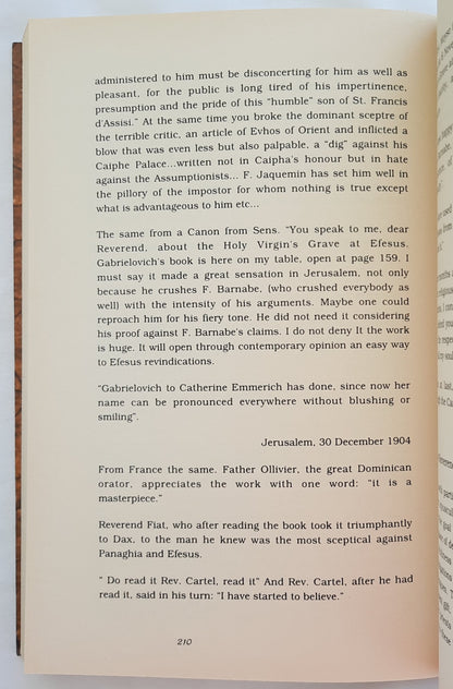 The Holy Virgin’s House: The True Story of Its Discovery by P. Eugene Poulin (Very good, 1999, Pbk, 230 pages, Arikan Yayinlari)