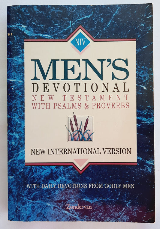 NIV Men's Devotional New Testament Bible with Psalms & Proverbs (Very good, 1994, Pbk, 564 pages, Zondervan)