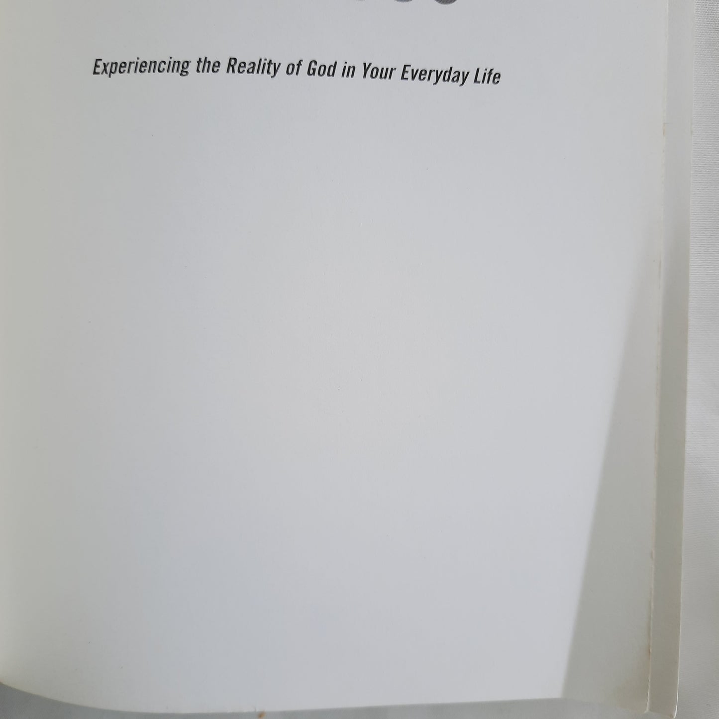 An Ordinary Day with Jesus Participant's Guide by John Ortberg; Ruth Haley Barton (Very good, 2001, Pbk, 140 pages, Willow Creek)