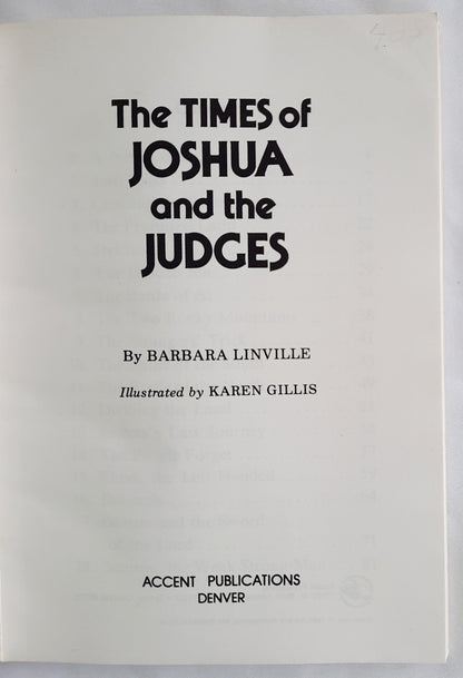 The Times of Joshua and the Judges by Barbara Linville (Good, 1981, Pbk, 92 pages, Accent Bible Curriculum)