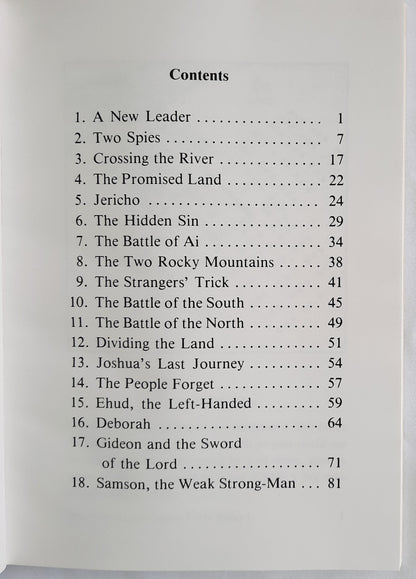 The Times of Joshua and the Judges by Barbara Linville (Good, 1981, Pbk, 92 pages, Accent Bible Curriculum)