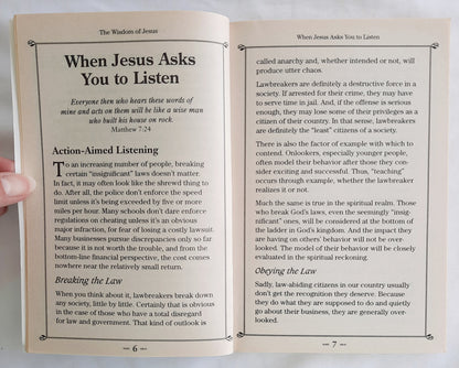 The Wisdom of Jesus by Louis Weber (Very Good, 2009, Pbk, 192 pages, Publications Intl.)