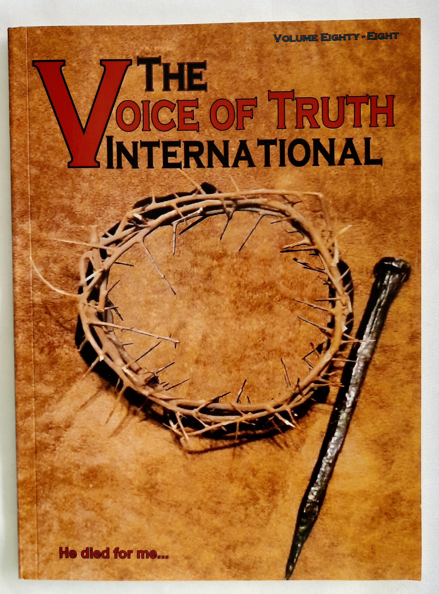 The Voice of Truth International Volume 88 by World Evangelism (Very good, Pbk,112 pages, Churches of Christ)