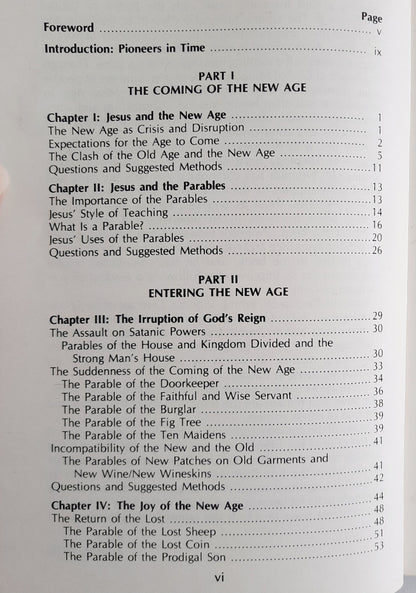 The Parables of Jesus: Glimpses of the New Age by Neal F. Fisher (Good, 1979, Pbk, 148 pages, Board of Global Ministries)