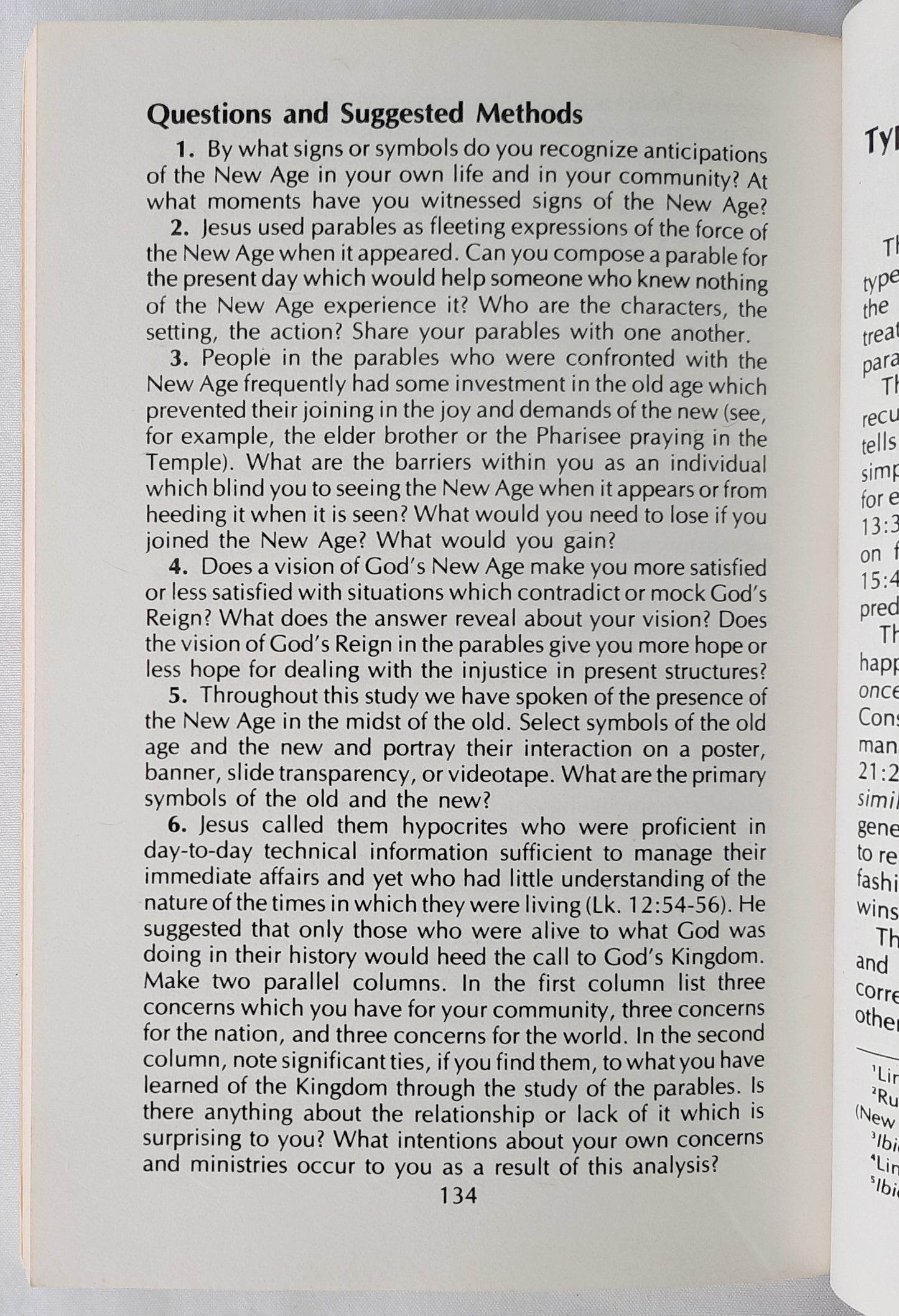 The Parables of Jesus: Glimpses of the New Age by Neal F. Fisher (Good, 1979, Pbk, 148 pages, Board of Global Ministries)