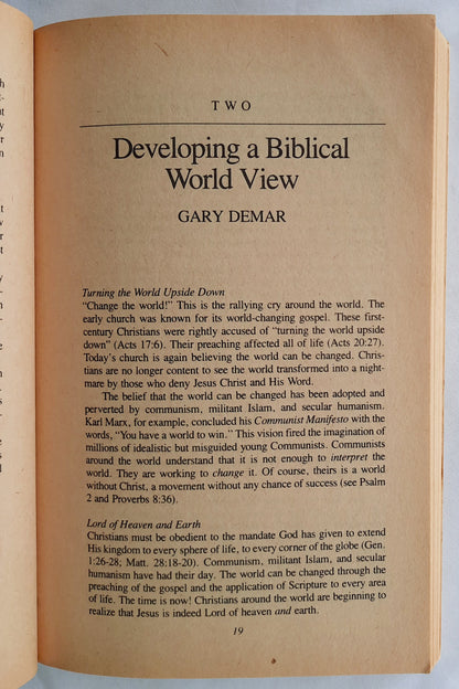 Judgment in the Gate edited by Richie Martin (Good, 1986, Pbk, 167 pages, Crossway Books)