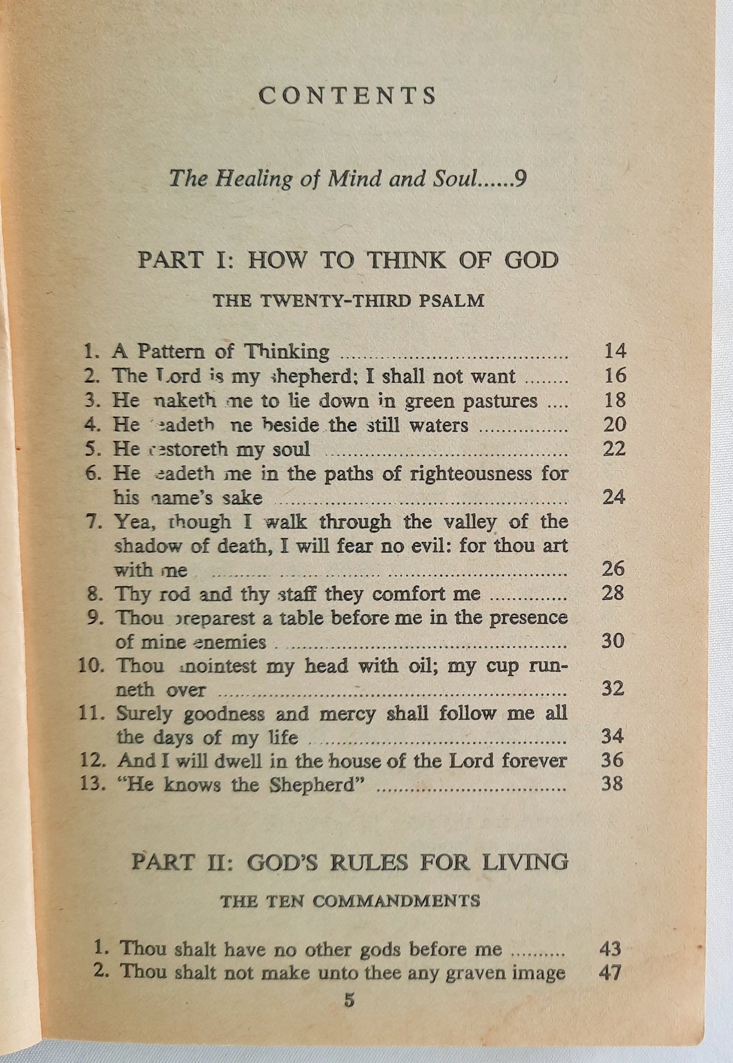 God's Psychiatry by Charles L. Allen (Good, 1979, Pbk, 159 pages, Revell)