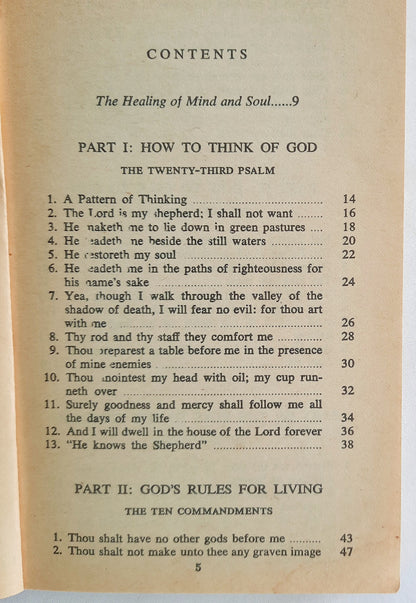 God's Psychiatry by Charles L. Allen (Good, 1979, Pbk, 159 pages, Revell)