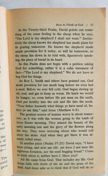 God's Psychiatry by Charles L. Allen (Good, 1979, Pbk, 159 pages, Revell)