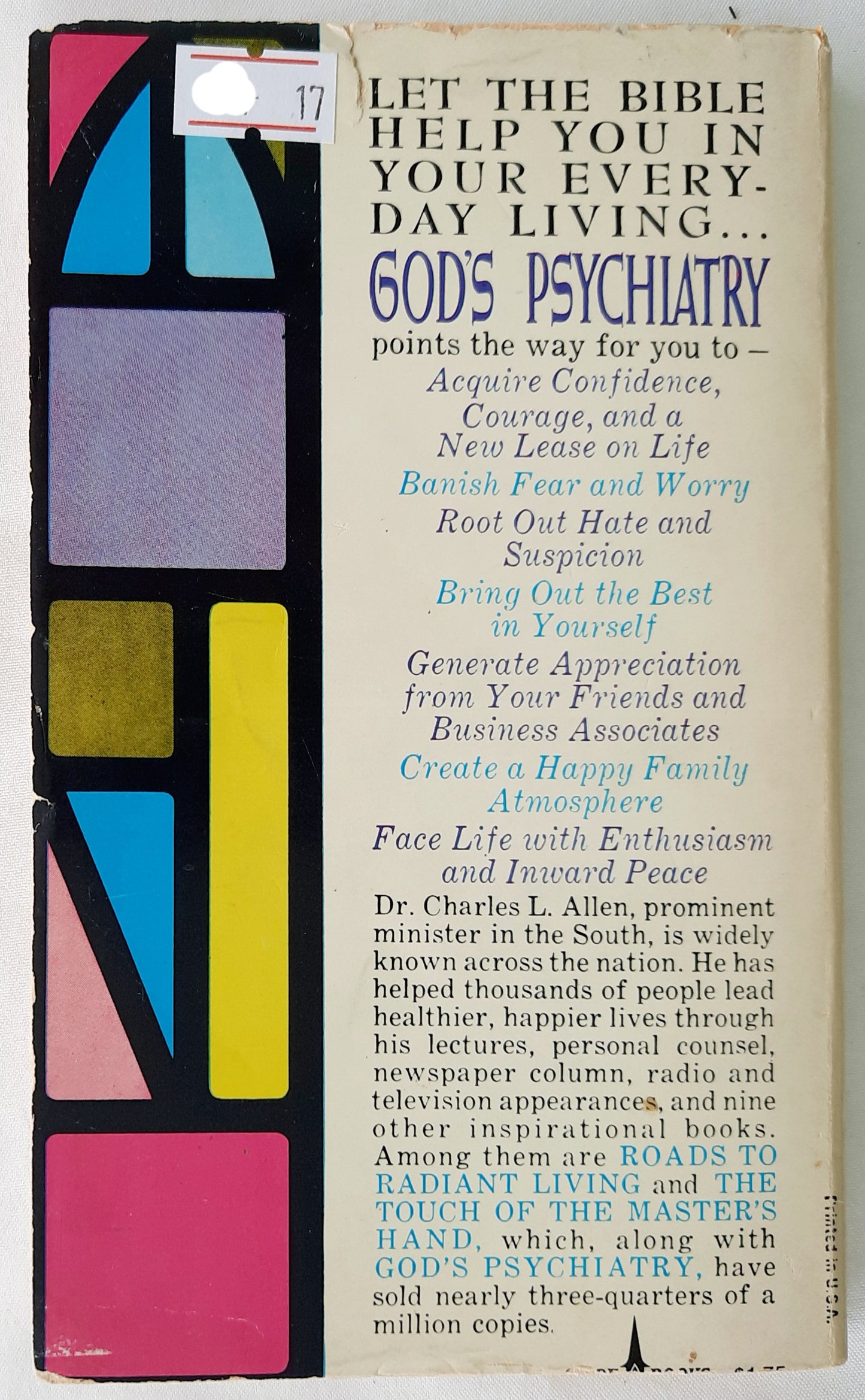 God's Psychiatry by Charles L. Allen (Good, 1979, Pbk, 159 pages, Revell)