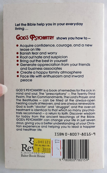 God's Psychiatry by Charles L. Allen (Good, 1997?, Pbk, 159 pages, Spire Books)