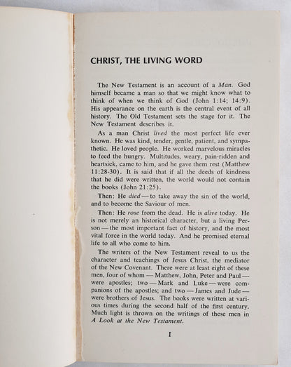 A Look at the New Testament: An Abridged Bible Survey Matthew-Revelation by Henrietta C. Mears (Very Good, 1966, Pbk, 275 pages, Regal)