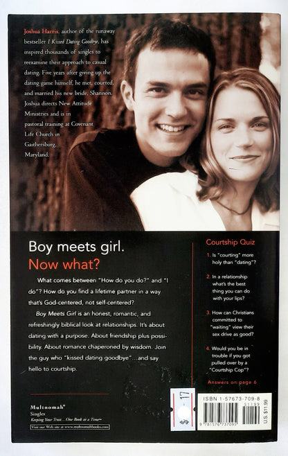 Boy Meets Girl by Joshua Harris (Very good, 2000, Pbk, 229 pages, Multnomah)