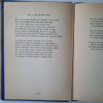 Poems to Live By by Clara E. Fox Haney (Good, 1947, HC, 48 pages, The Story Book Press, Signed by Author) RARE FIND