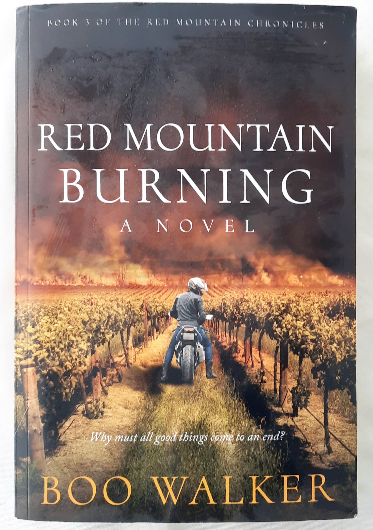 Red Mountain Burning #3 by Boo Walker (The Red Mountain Chronicles, Good, Pbk, 2020, Sandy Run Press, 357 pages)