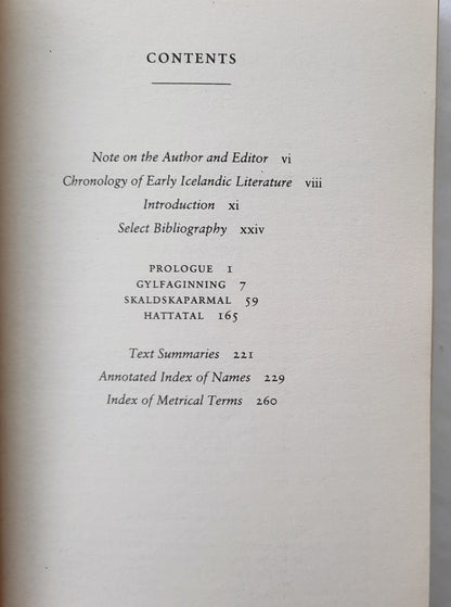 Edda by Snorri Sturluson; Anthony Faulkes (Very Good, Pbk, 1995, Everyman, 260 pages)