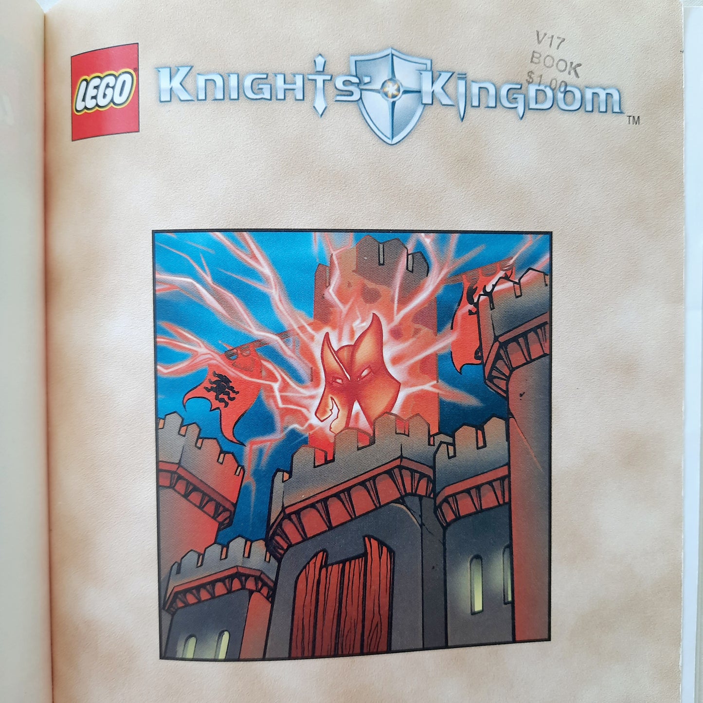 Knights Kingdom: The Dark Fortress by Daniel Lipkowitz (Very good, 2005, Pbk, 32 pages, Scholastic)