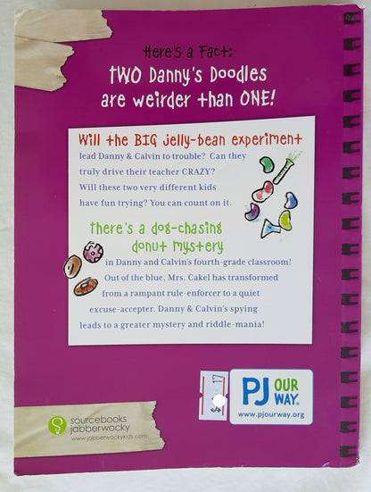 Danny's Doodles: The Jelly Bean Experiment & The Squirting Donuts by David A. Adler (2 in 1, Very good, 2018, Pbk, 216 pages,Jabberwockykids)