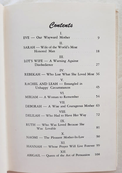 Daughters of Eve by Lottie Beth Hobbs (Good, 1963, HC, 235 pages, Harvest Publications)