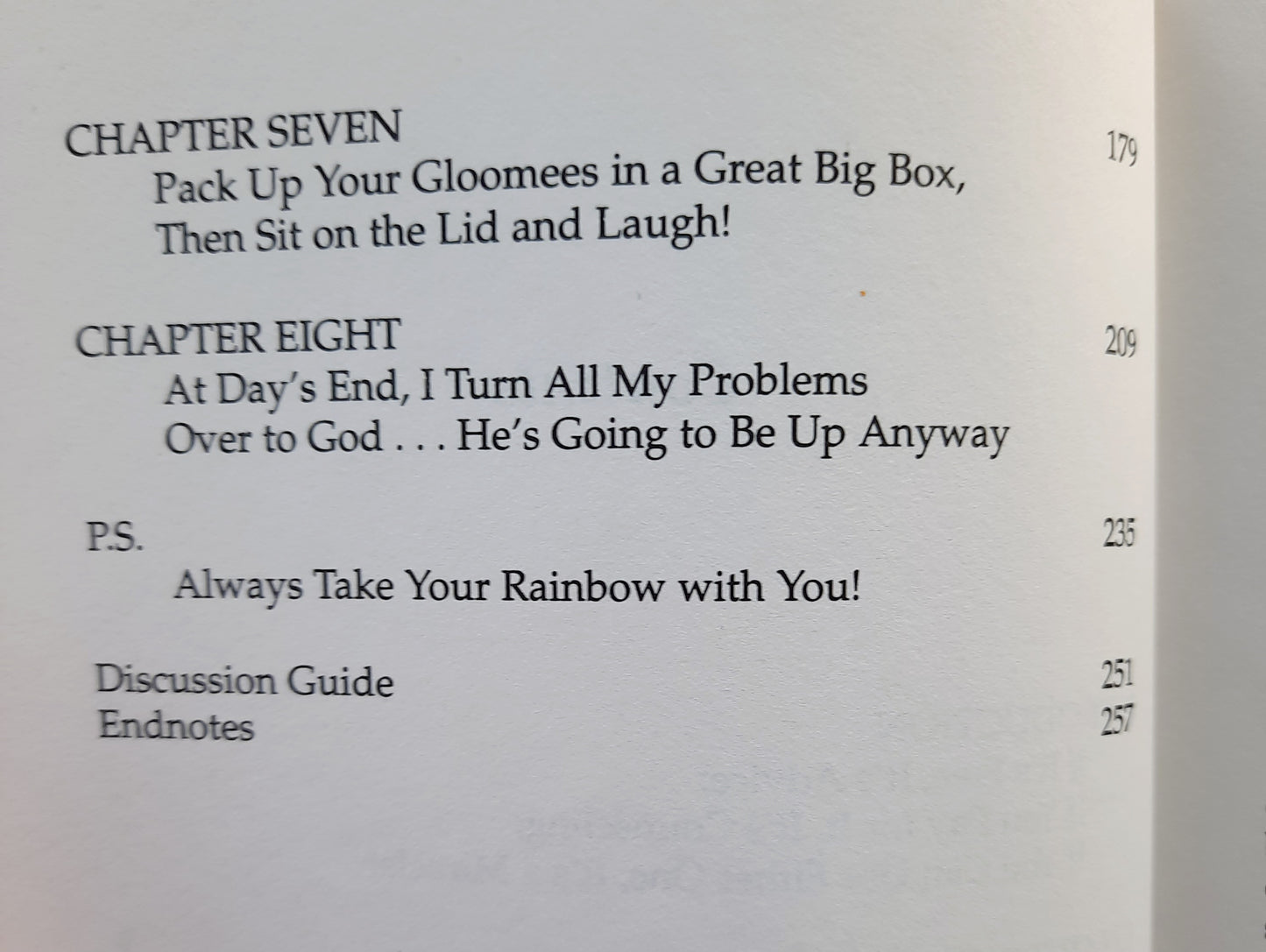 Pack Up Your Gloomies in a Great Big Box, Then Sit on the Life and Laugh! by Barbara Johnson (Very Good, 1993, Pbk, 262 pages, Word Pub.)