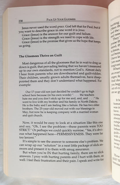 Pack Up Your Gloomies in a Great Big Box, Then Sit on the Life and Laugh! by Barbara Johnson (Very Good, 1993, Pbk, 262 pages, Word Pub.)