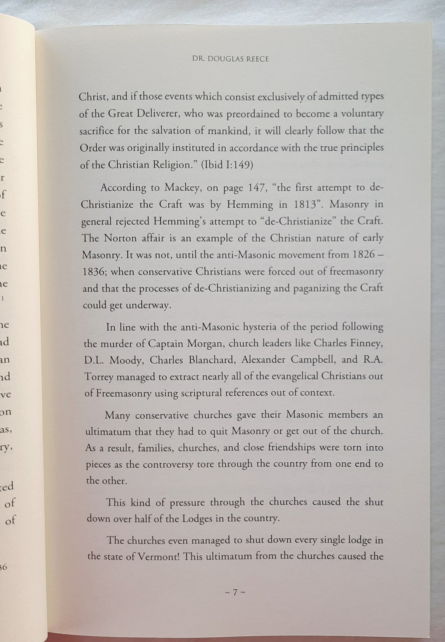 Lessons From the Craft: Seeing God in Masonic Rituals by Douglas Reece (Very Good, 2023, Pbk, 200 pages, Perfect Ashlar Press)