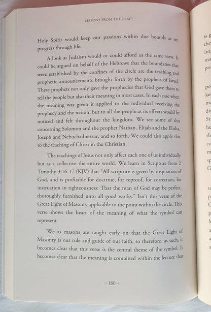 Lessons From the Craft: Seeing God in Masonic Rituals by Douglas Reece (Very Good, 2023, Pbk, 200 pages, Perfect Ashlar Press)