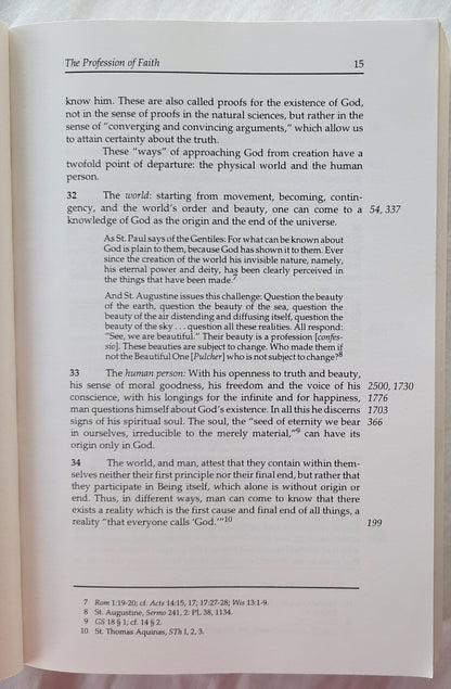 Catechism of the Catholic Church Libreria Editrice Vaticana by Joseph Ratzinger (Very Good, 1994, Pbk, 803 pages, Paulist Press)