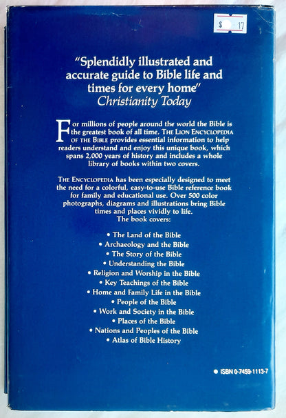 The Lion Encyclopedia of the Bible edited by Pat Alexander (Very Good, 1978, HC, 352 pages, A Lion Book)