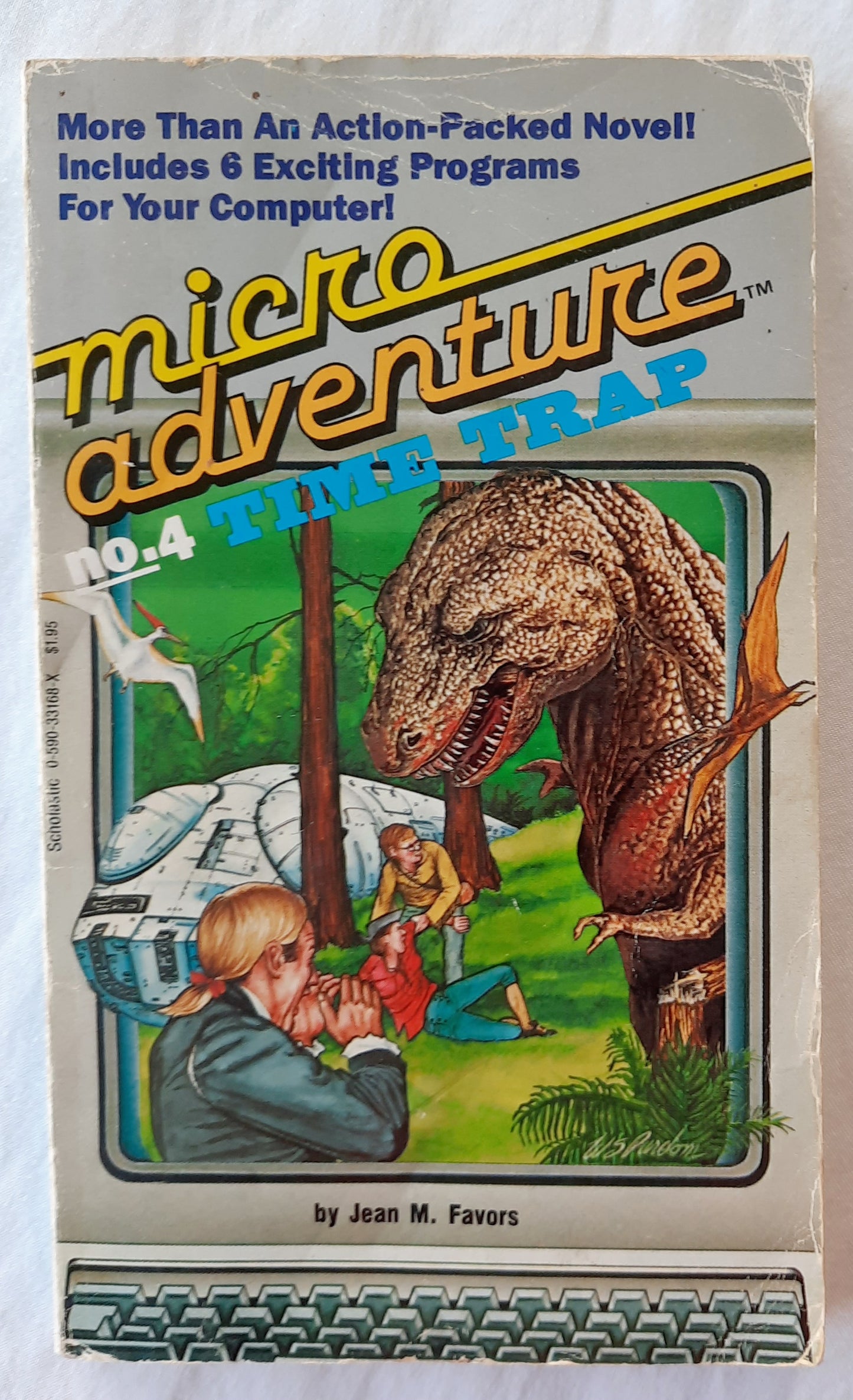 Micro Adventure #4: Time Trap by Jean M. Favors (Good, 1984, Pbk, 126 pages, Scholastic)