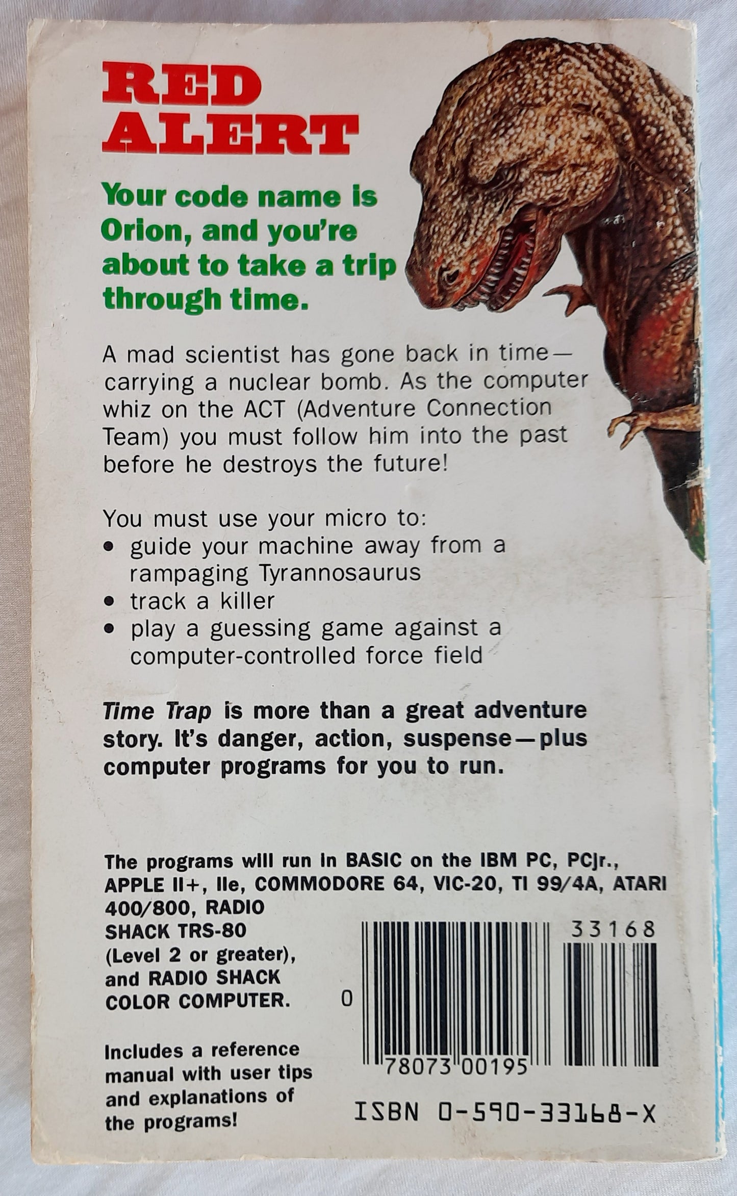 Micro Adventure #4: Time Trap by Jean M. Favors (Good, 1984, Pbk, 126 pages, Scholastic)