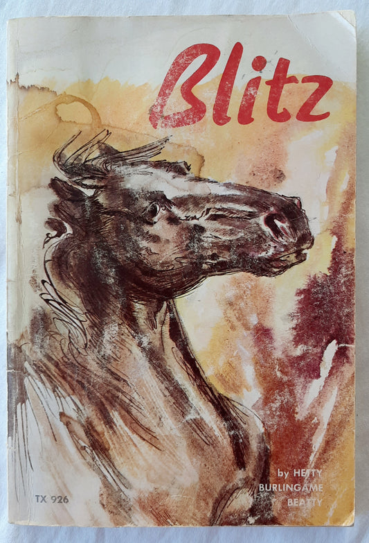 Blitz by Hetty Burlingame Beatty (Good, 1966, Pbk, 128 pages, Scholastic)