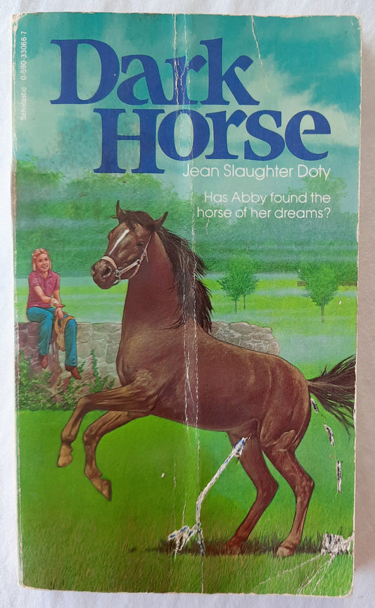 Dark Horse by Jean Slaughter Doty (Acceptable, 1983, Pbk, 158 pages, Scholastic)