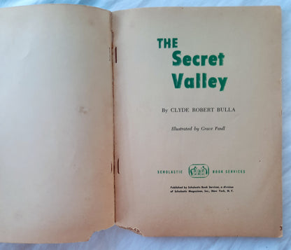 The Secret Valley by Clyde Robert Bulla (Acceptable, 1964, Pbk, 64 pages, Scholastic)