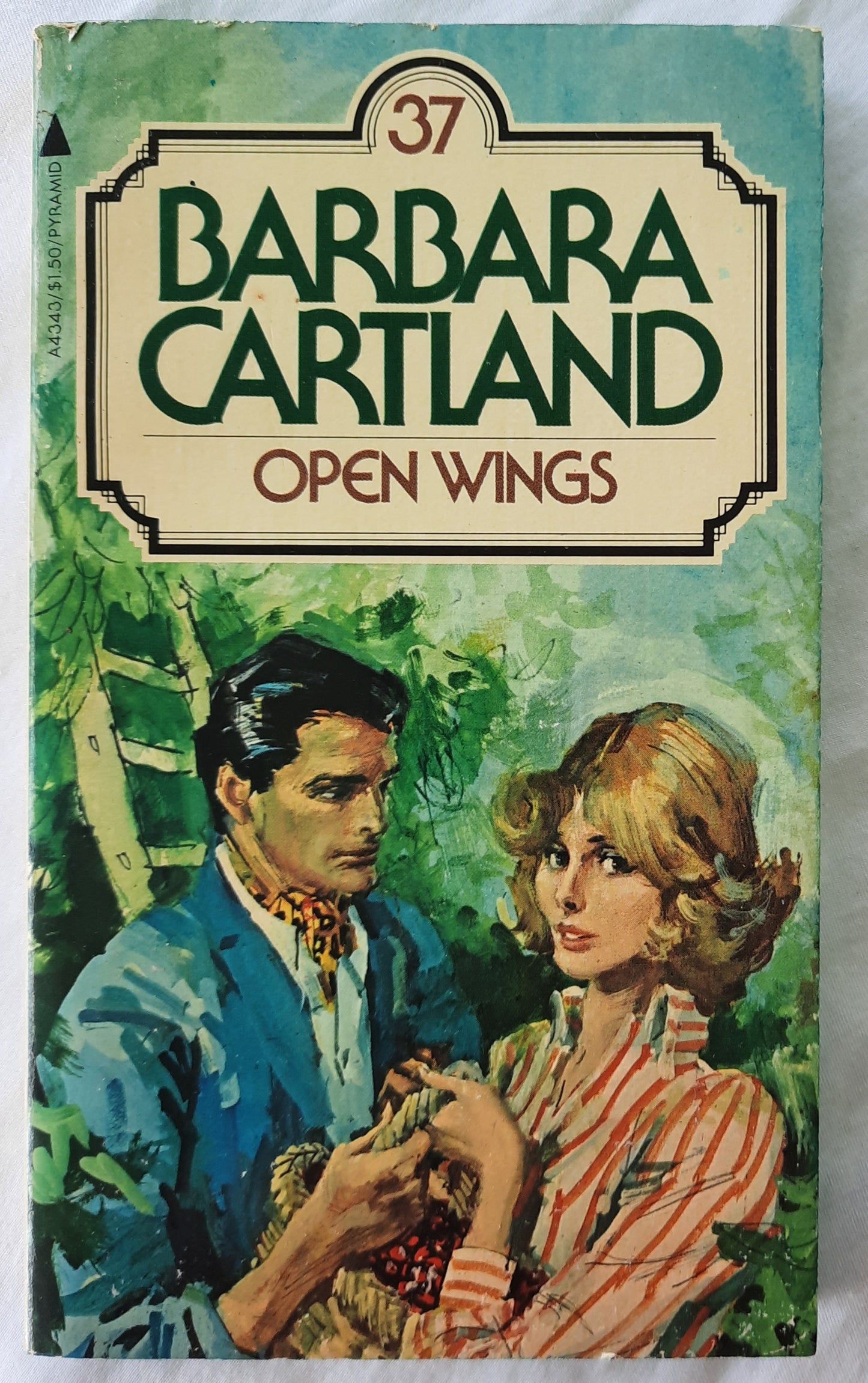 Open Wings by Barbara Cartland (Very Good, 1977, Pbk, Pyramid, 253 pages)