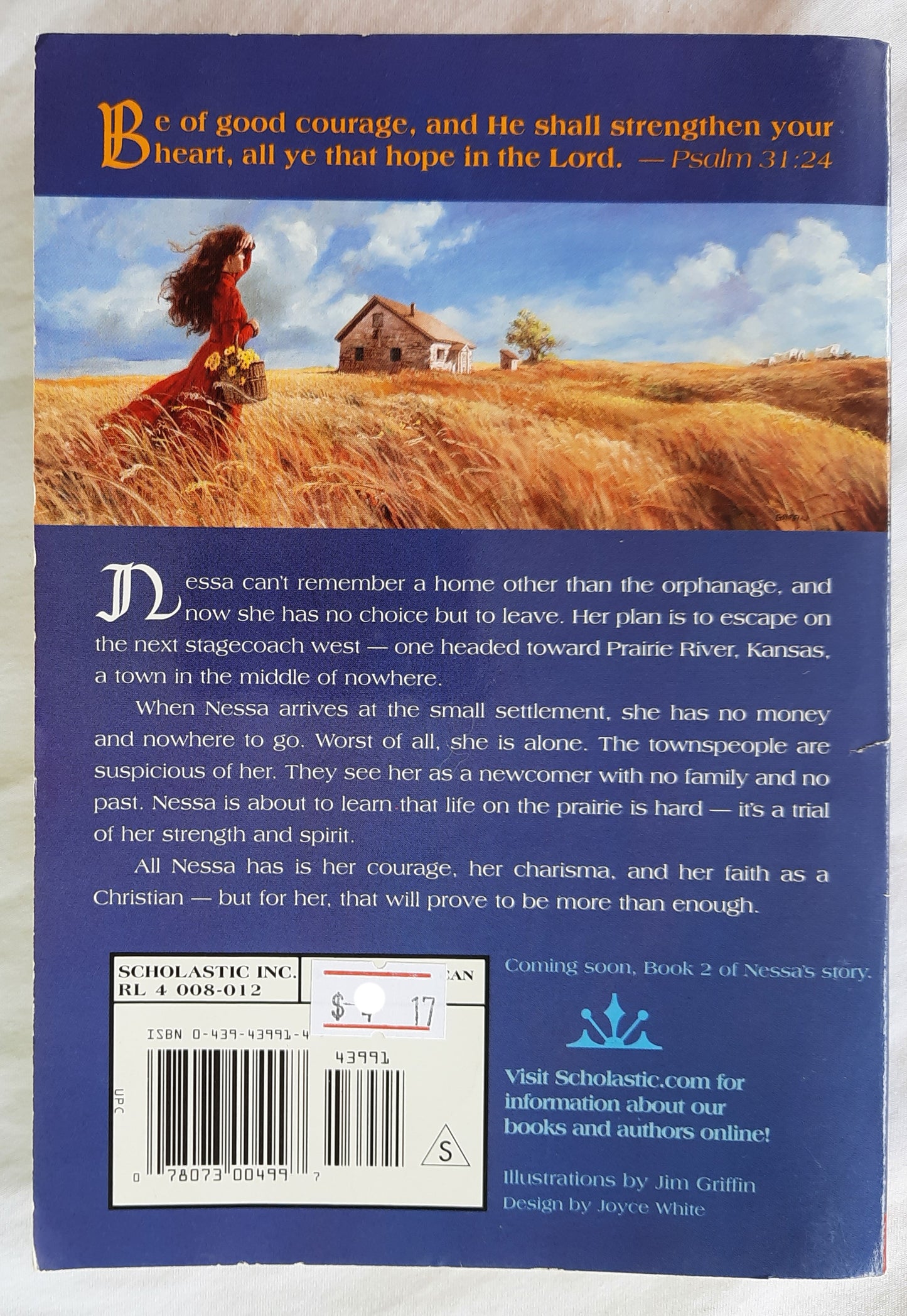 Prairie River #1: A Journey of Faith by Kristiana Gregory (Very good, 2003, Pbk, 213 pages, Scholastic)