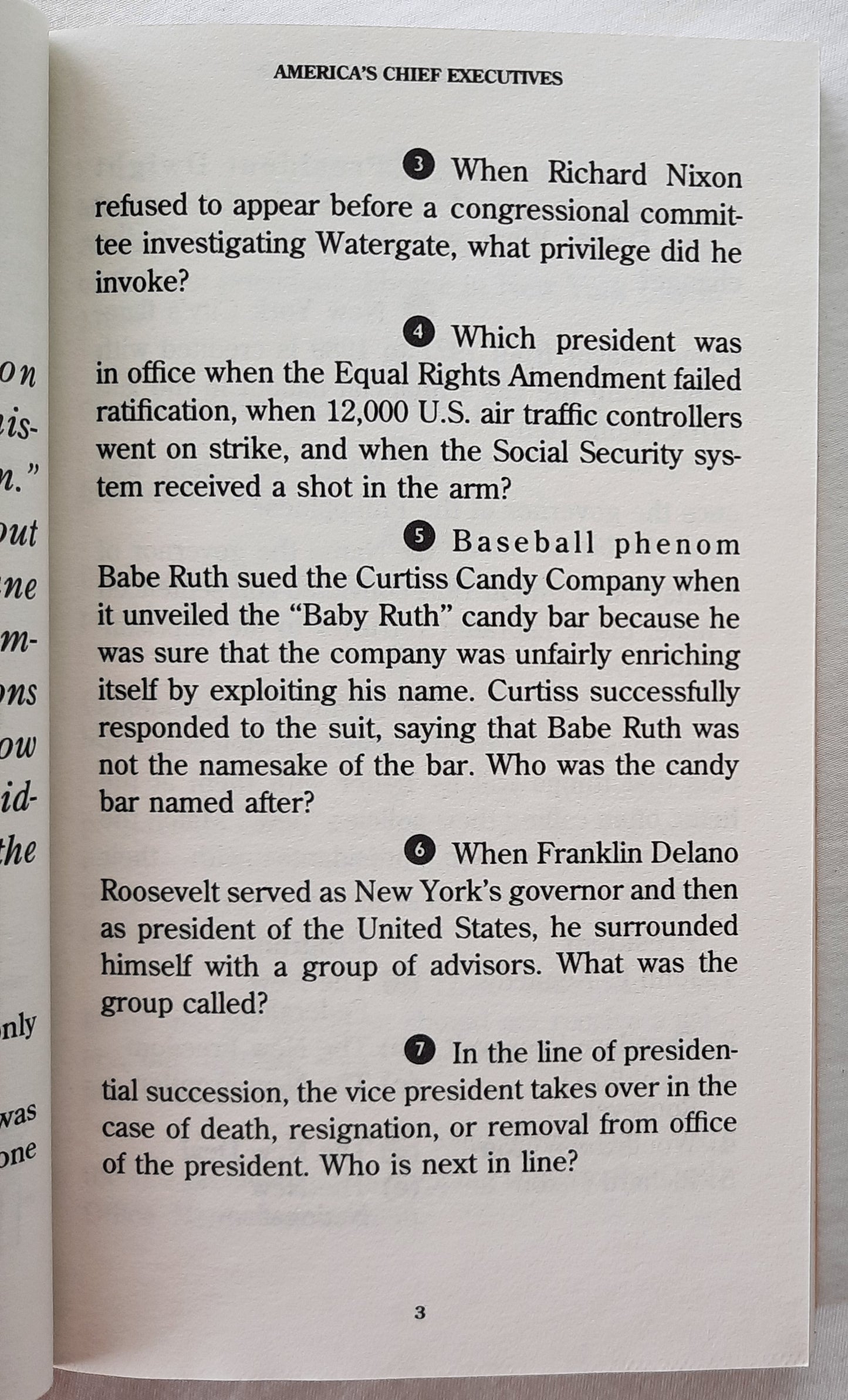 Barron's Whiz Quiz Series: In the World of Politics by Carol Haas; Tom Kerr (Very good, 1991, Pbk, 255 pages)