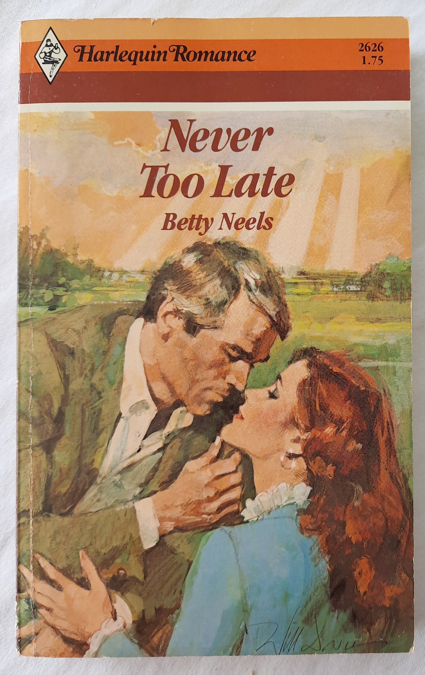 Never Too Late by Betty Neels (Harlequin Romance, Very Good, 1984, Pbk, 191 pages)