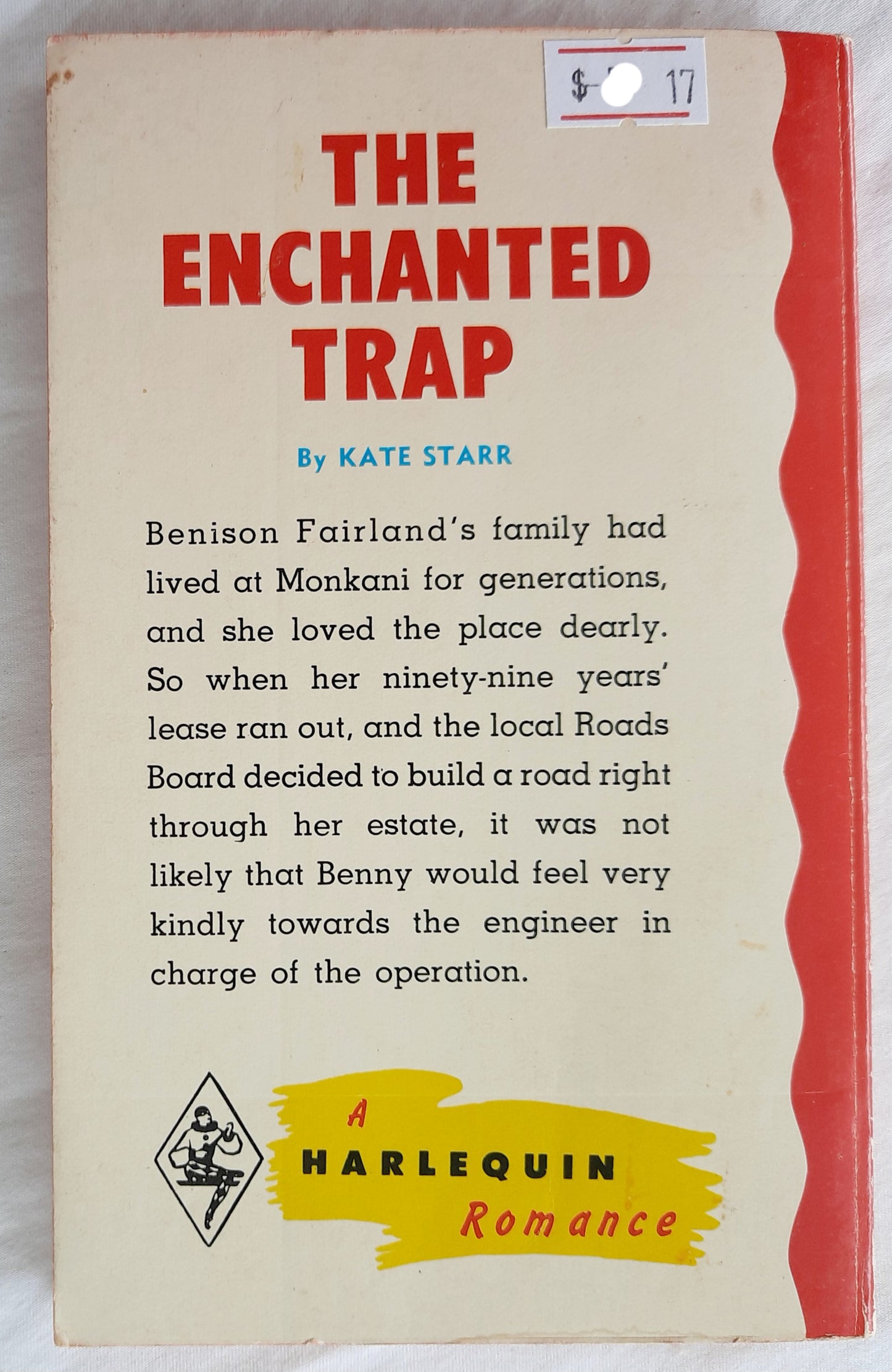 The Enchanted Trap by Kate Starr [Joyce Dingwell] (Harlequin Romance, Very good, 1971, Pbk, 191 pages)