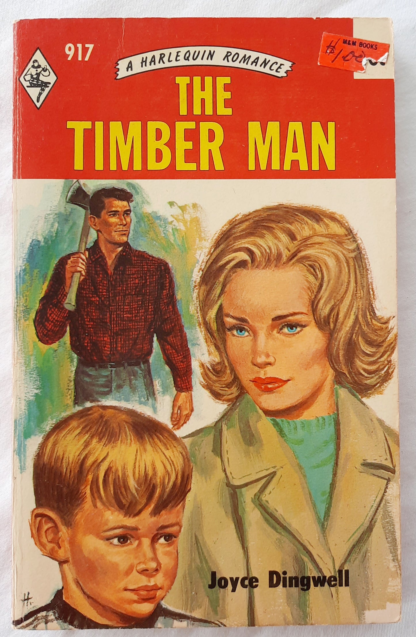 The Timber Man by Joyce Dingwell (Harlequin Romance, Good, 1965, Pbk, 189 pages)