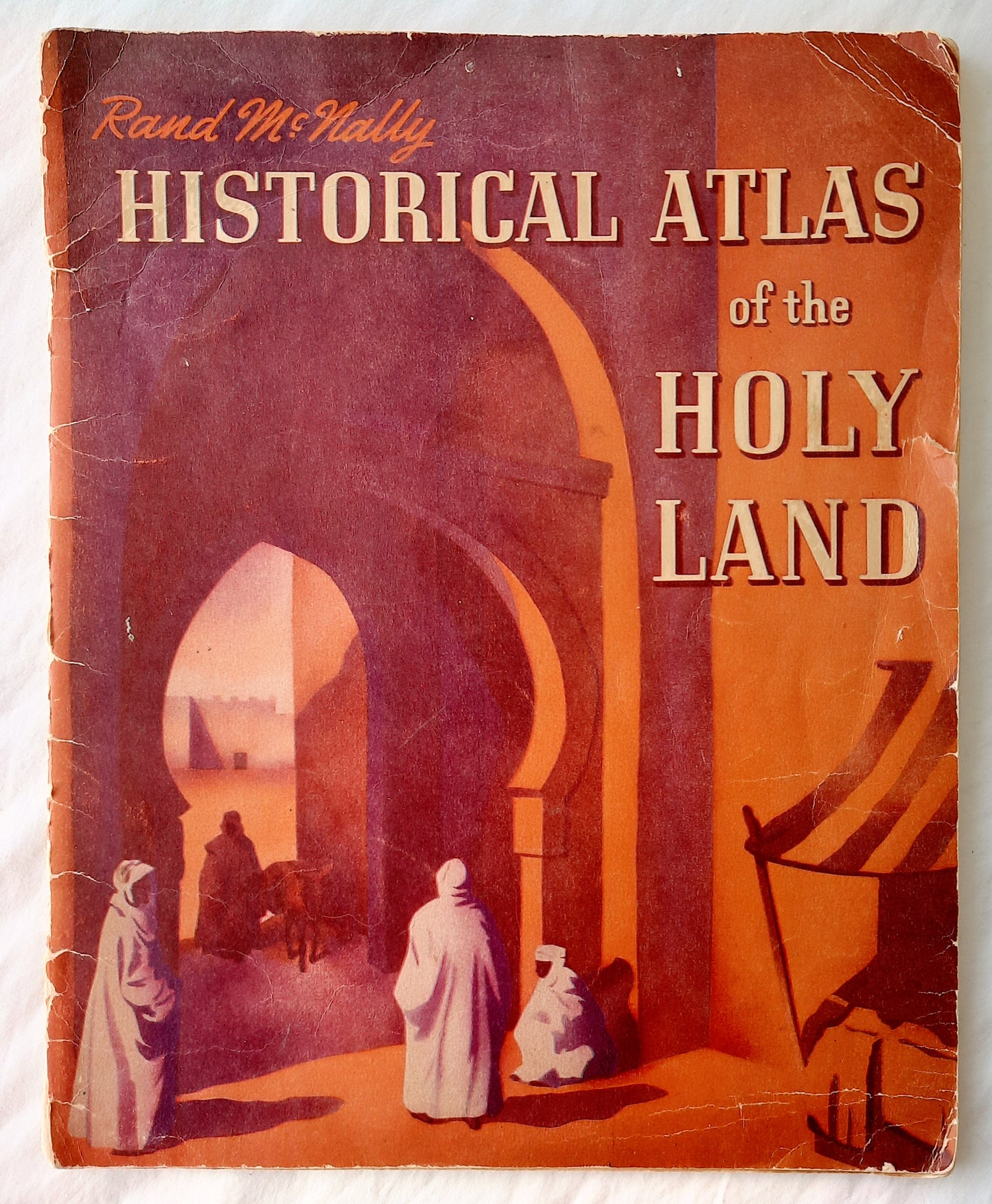 Historical Atlas of the Holy Land by Rand McNally (Good, 1938, Pbk, 32 pages)