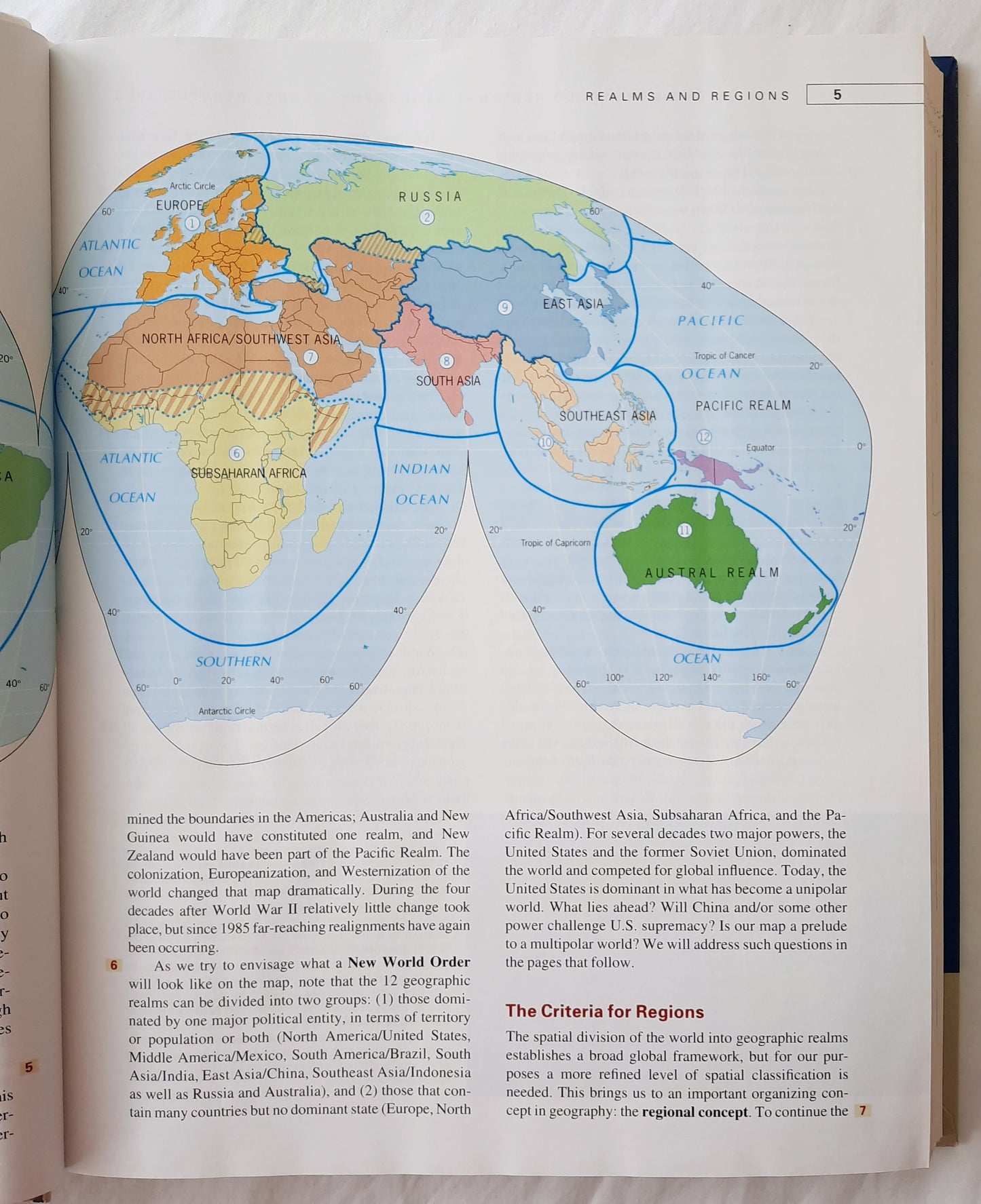 Geography: Realms, Regions, and Concepts 12th Edition by H.J. de Blij; Peter O. Muller (Very good, 2006, HC, 652 pages, JOhn Wiley & Sons)