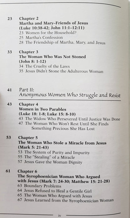 Jesus and Courageous Women by Elsa Tamez; Sallie M. Cuffee (Very good, 2001, PBk, 182 pages, General Board of Global Ministries)