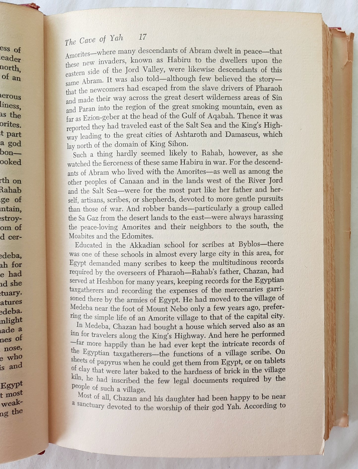 The Scarlet Cord: A Novel of the Woman of Jericho by Frank G. Slaughter (Good, 1956, HC, 352 pages, Doubleday & Co.)