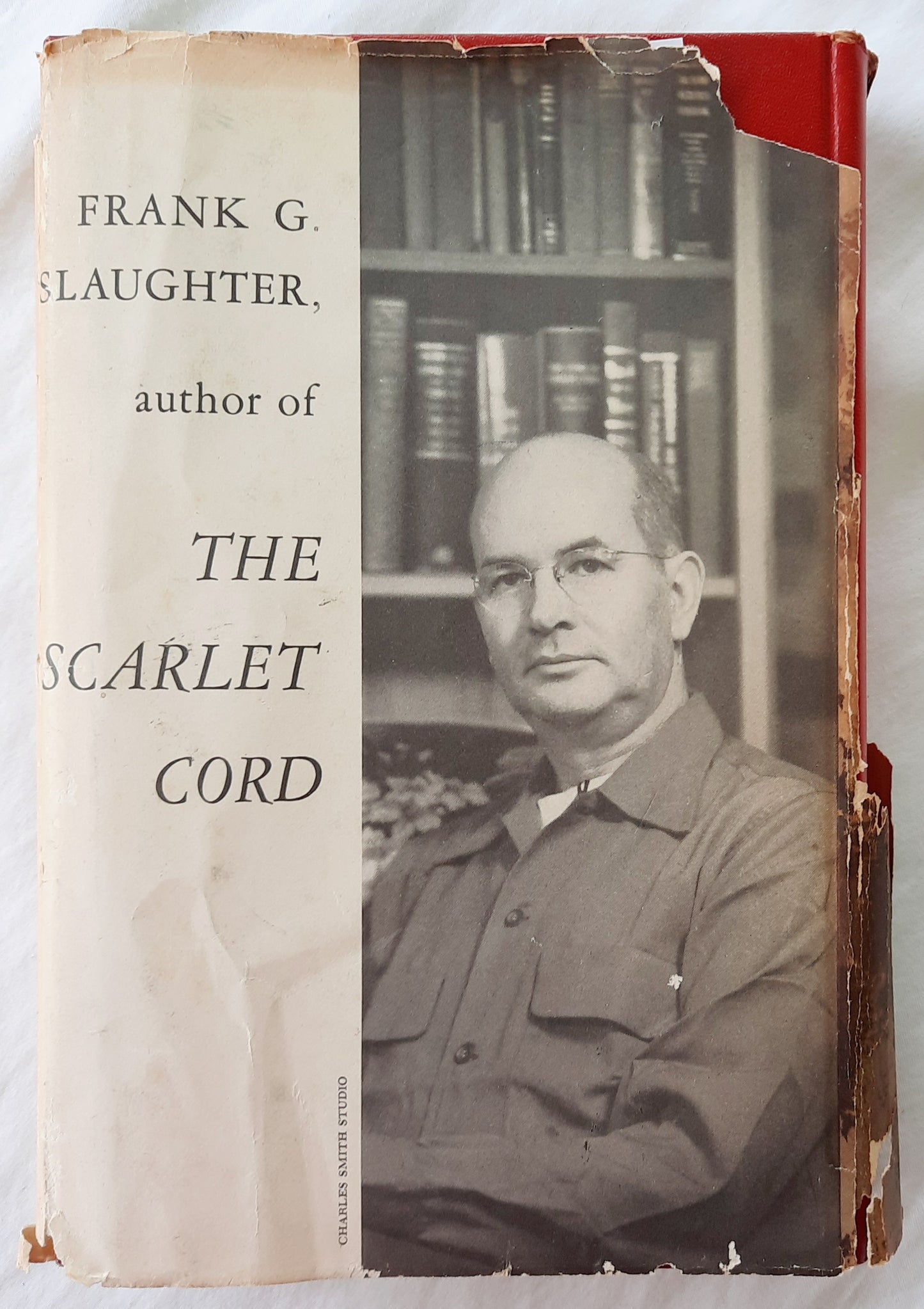 The Scarlet Cord: A Novel of the Woman of Jericho by Frank G. Slaughter (Good, 1956, HC, 352 pages, Doubleday & Co.)