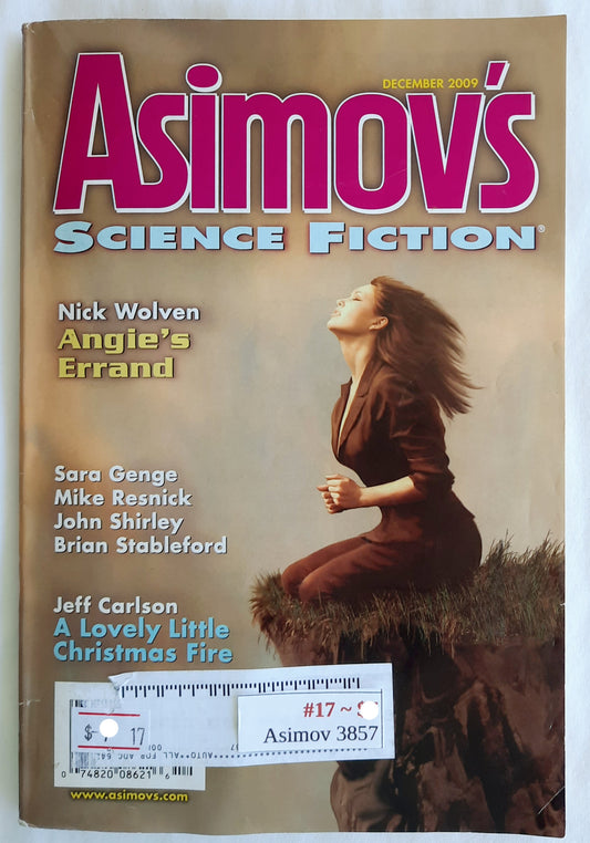 Asimov's Science Fiction Magazine by Dell Magazine December 2009 (Very good, 112 pages, Pbk)