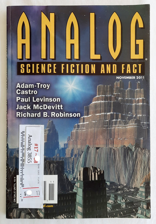 Analog: Science Fiction and Fact Magazine November 2011 by Dell Magazine (Very good, Pbk, 112 pages)