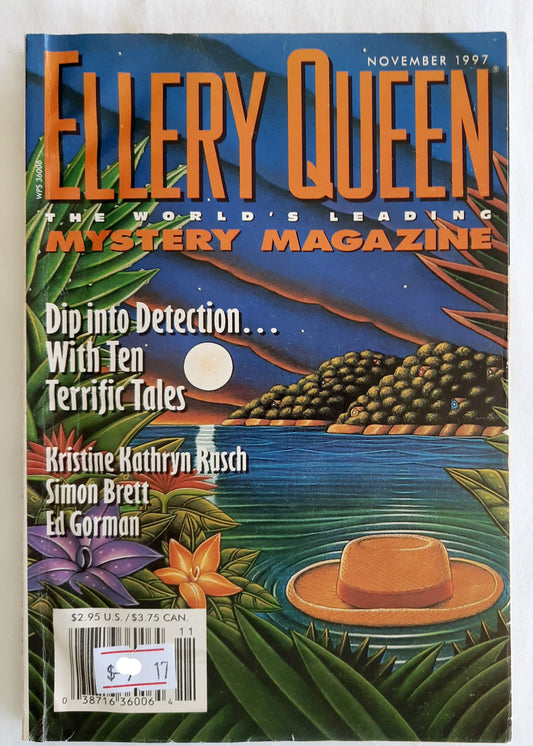 Ellery Queen Mystery Magazine November 1997 by Dell Magazine (Very Good, Pbk, 158 pages)